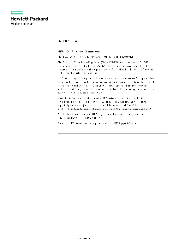 HPE LOT 9 Drawer Statement thumbnail