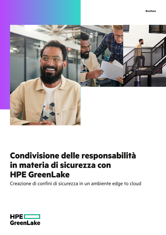Condivisione delle responsabilità di sicurezza con HPE GreenLake thumbnail