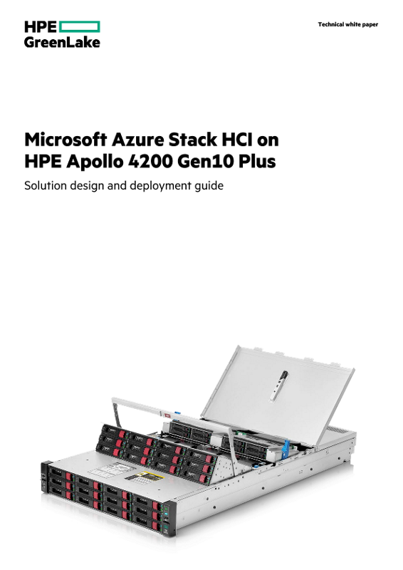 Azure Stack HCI on HPE Apollo 4200 Gen10 Plus Solution Deployment Guide thumbnail