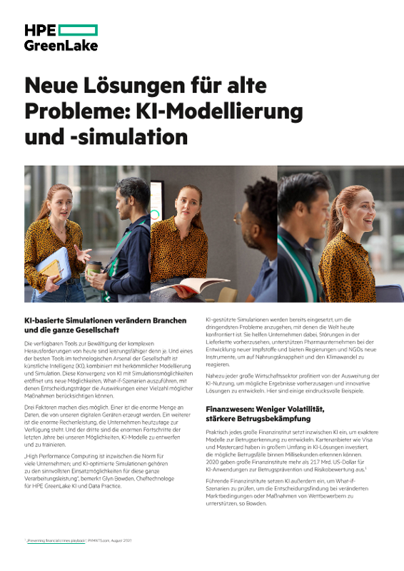 Neue Lösungen für alte Probleme: KI-Modellierung und -simulation thumbnail
