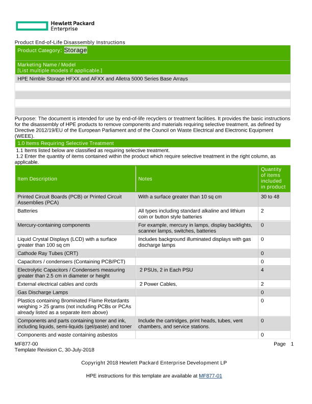 HPE Nimble Storage HFXX and AFXX and Alletra 5000 Series Base Arrays thumbnail