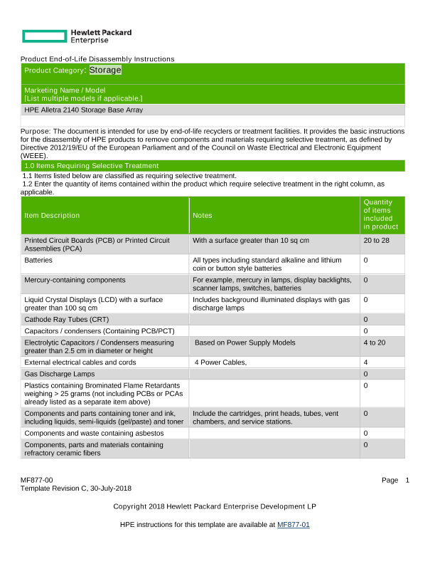 HPE Alletra 2140 Storage Base Array thumbnail