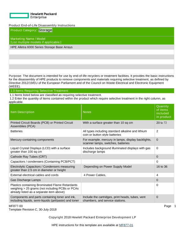 HPE Alletra 6000 Series Storage Base Arrays thumbnail