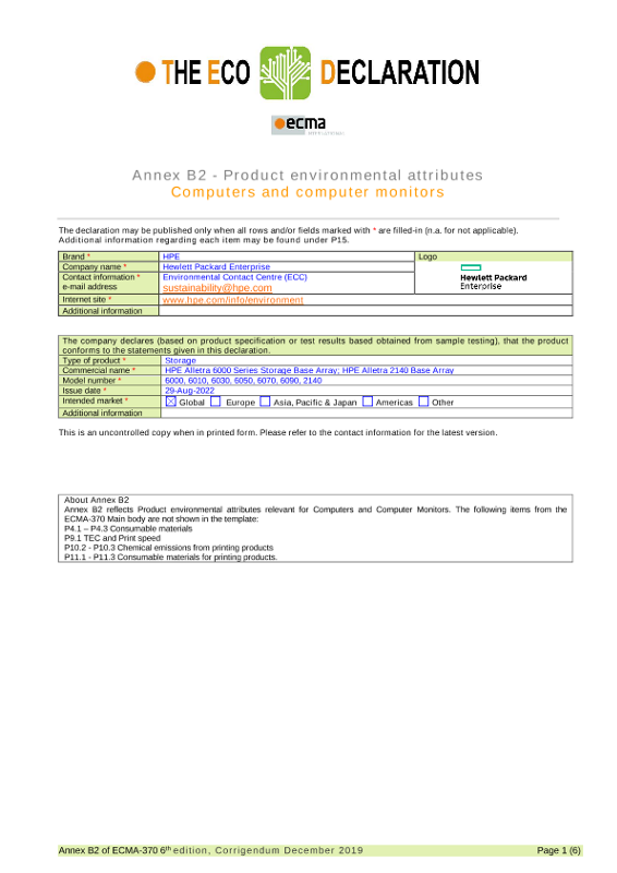 HPE Alletra 6000 Series Storage Base Array & HPE Alletra 2140 Base Array thumbnail