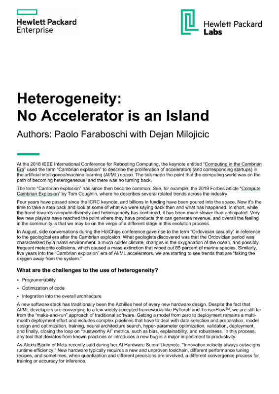 Heterogeneity: No Accelerator is an Island thumbnail
