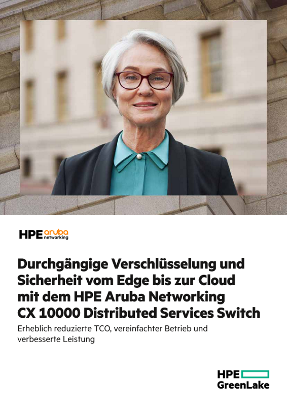 Durchgängige Verschlüsselung und Sicherheit vom Edge bis zur Cloud mit dem HPE Aruba Networking CX 10000 Distributed Services Switch thumbnail