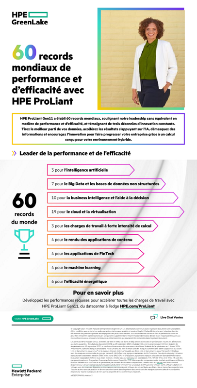 60 records mondiaux de performance et d’efficacité avec les serveurs HPE ProLiant thumbnail