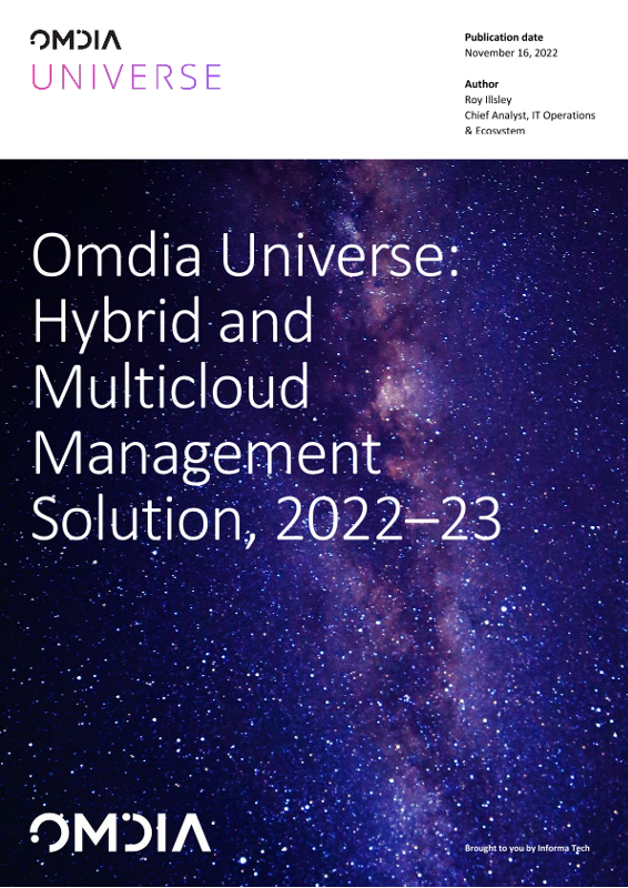Omdia Universe: Hybrid and Multicloud Management Solution, 2022–23 thumbnail