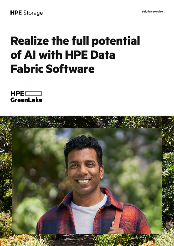 Realize the full potential of AI with HPE Data Fabric Software thumbnail