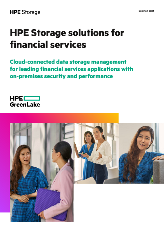 HPE Storage solutions for financial services thumbnail