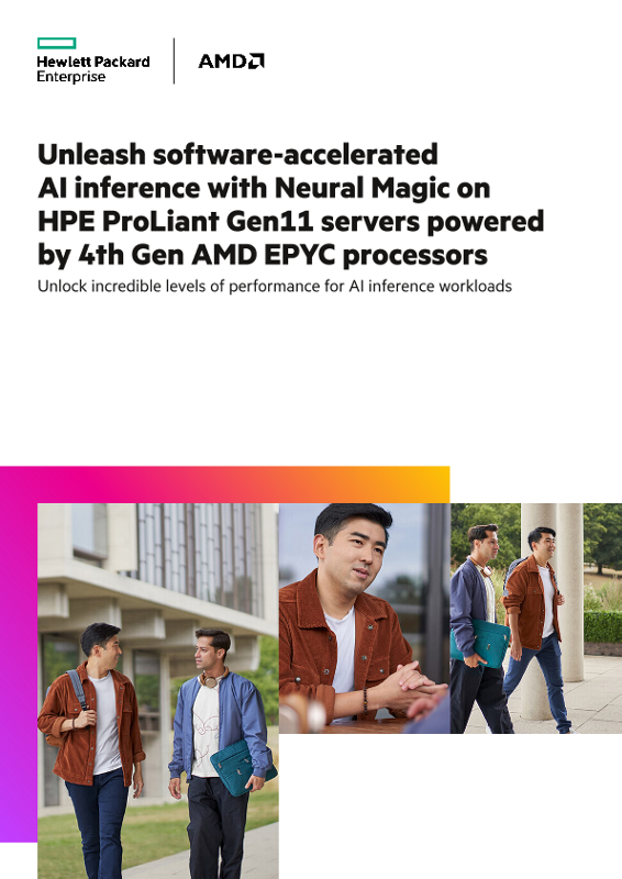 Unleash software-accelerated AI inference with Neural Magic on HPE ProLiant Gen11 servers powered by 4th Gen AMD EPYC Processor thumbnail