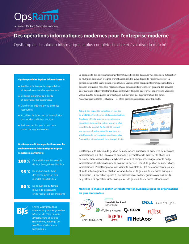Des opérations informatiques modernes pour l’entreprise moderne-OpsRamp thumbnail