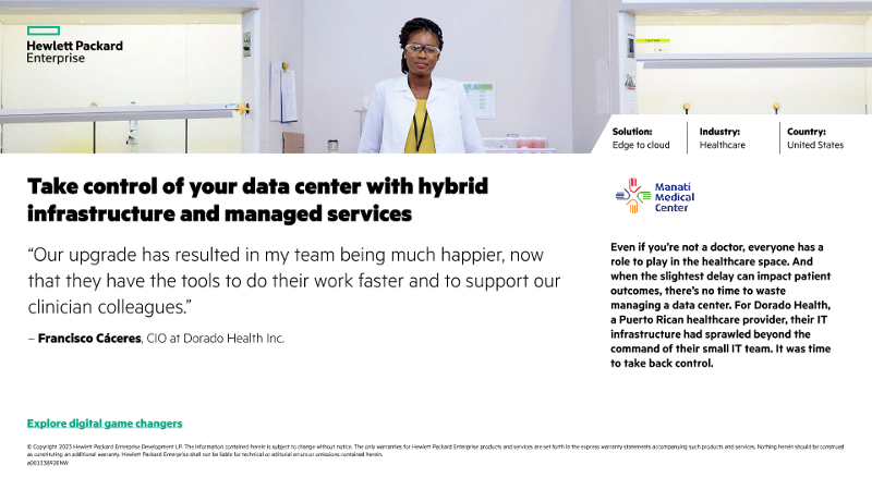 Take control of your data center with hybrid infrastructure and managed services – Dorado Health thumbnail