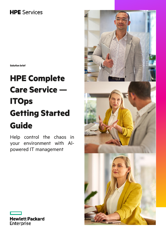 HPE Complete Care Service ITOps Getting Started Guide