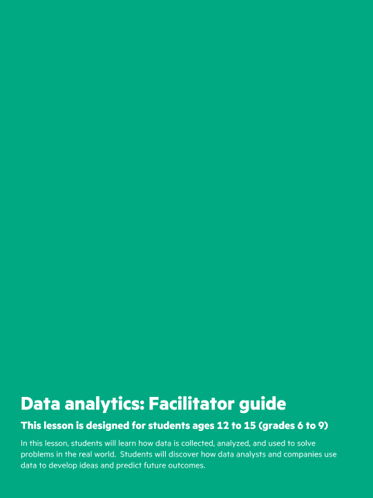 HPE Data Analytics Lesson Plan Ages 12-15