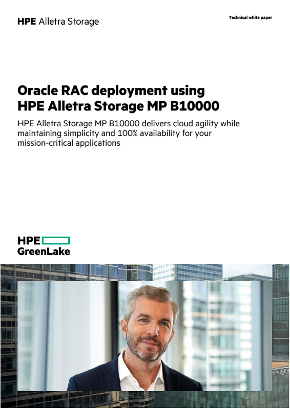 Oracle RAC deployment using HPE Alletra Storage MP B10000 thumbnail
