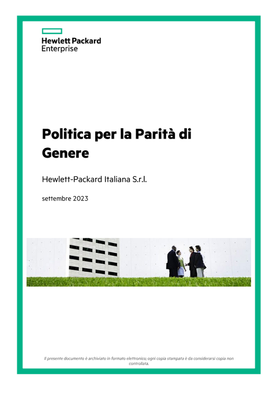 HPE Politica Parità di Genere thumbnail