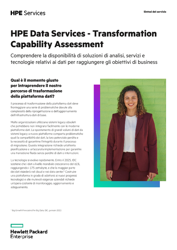 HPE Data Services - Transformation Capability Assessment thumbnail
