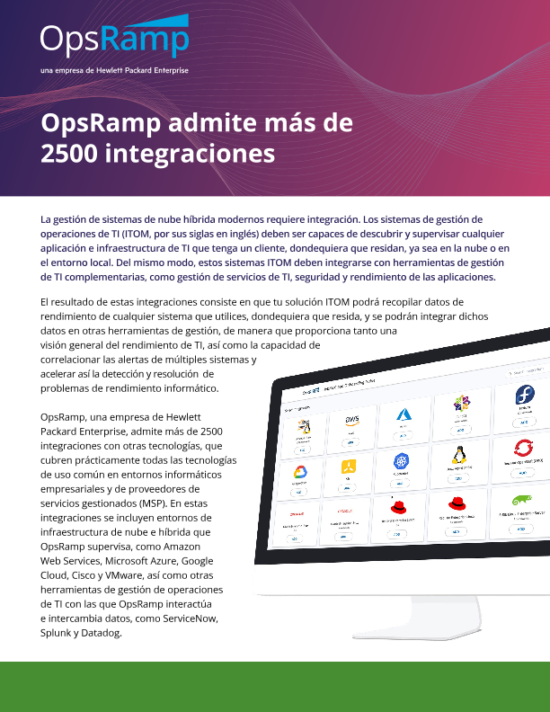 Integraciones de OpsRamp thumbnail