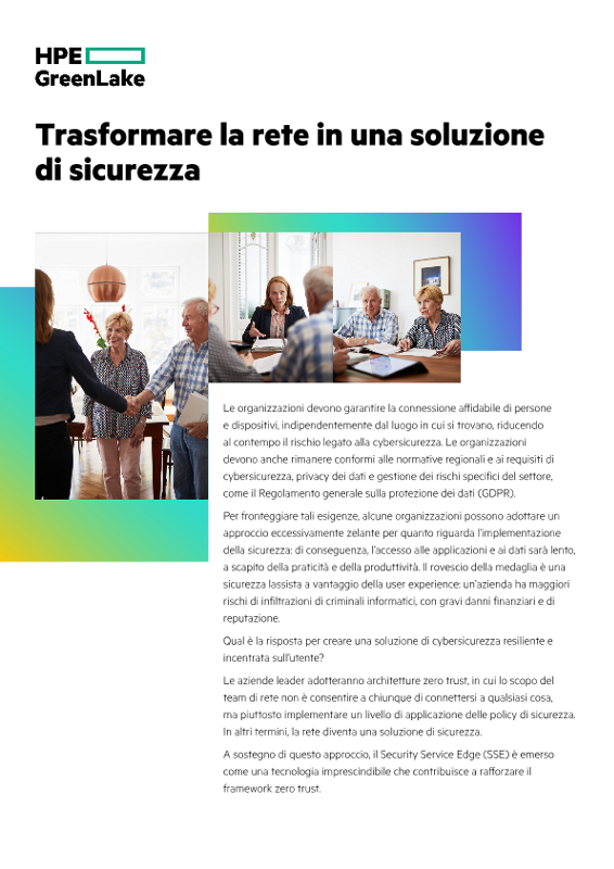 Trasformare la rete in una soluzione di sicurezza thumbnail