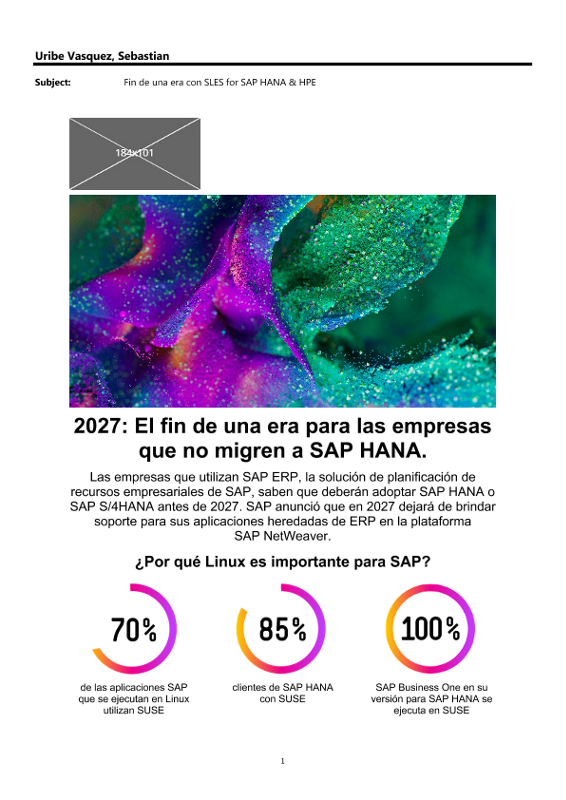 Fin de una era con SLES for SAP HANA & HPE thumbnail
