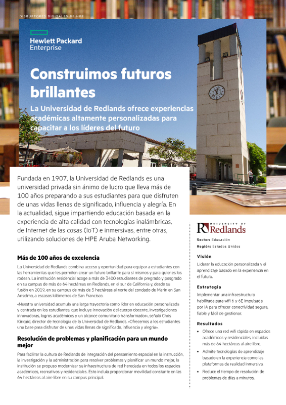 Construimos futuros brillantes: Universidad de Redlands thumbnail