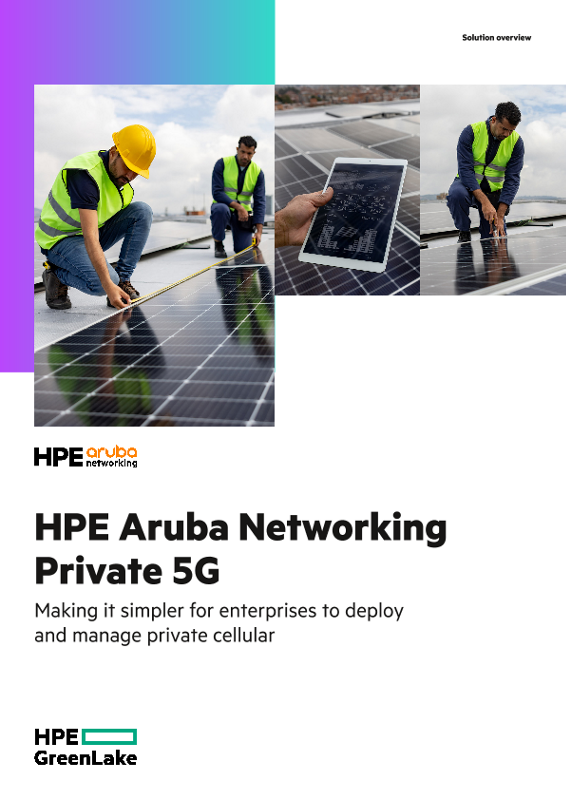 HPE Aruba Networking Private 5G thumbnail