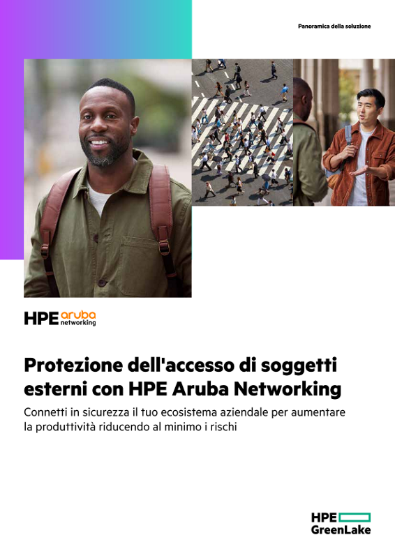 Protezione dell'accesso di soggetti esterni con HPE Aruba Networking thumbnail