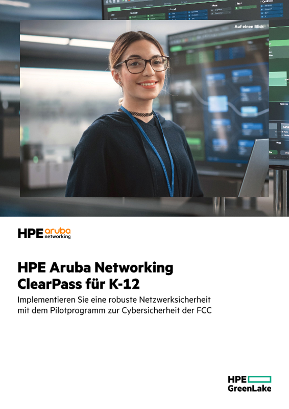 HPE Aruba Networking ClearPass für K-12 thumbnail