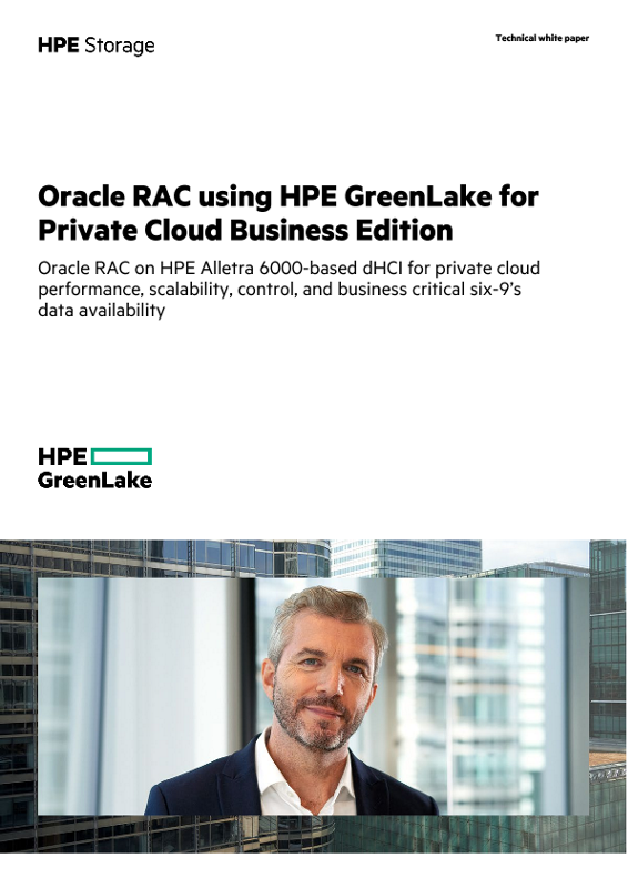 Oracle RAC using HPE GreenLake for Private Cloud Business Edition thumbnail