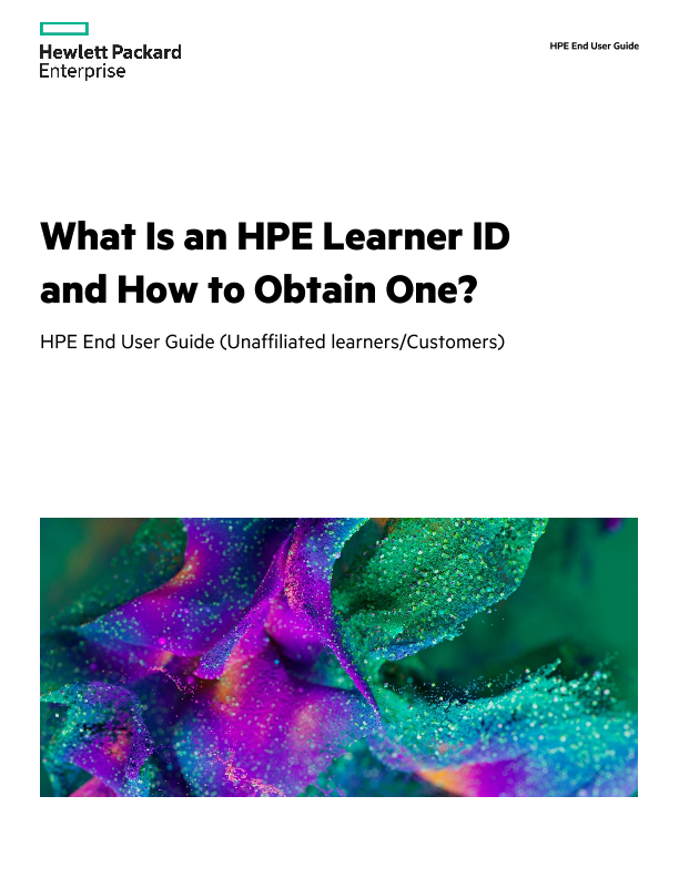 What Is an HPE Learner ID and How to Obtain One? thumbnail