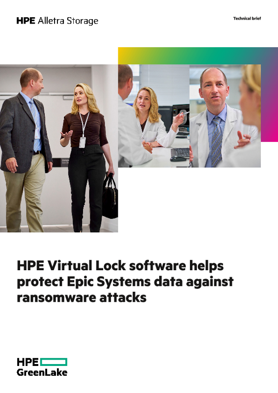 HPE Virtual Lock software helps protect Epic Systems data against ransomware attacks thumbnail