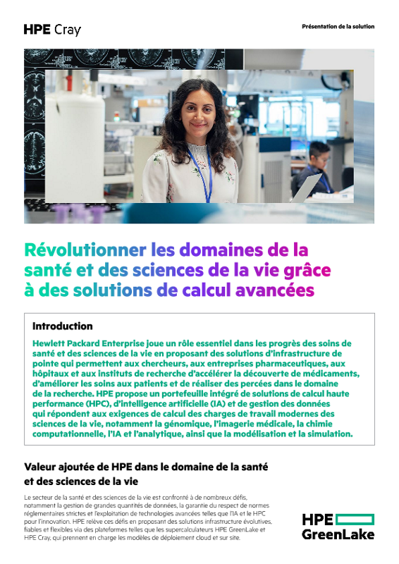 Révolutionner les domaines de la santé et des sciences de la vie grâce à des solutions de calcul avancées thumbnail
