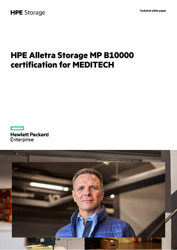 HPE Alletra Storage MP B10000 certification for MEDITECH thumbnail