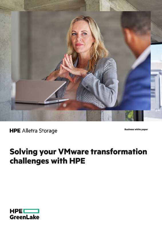 Solving your VMware transformation challenges with HPE thumbnail