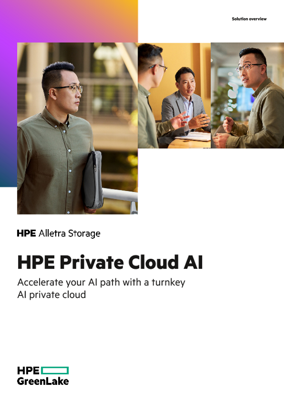 HPE Private Cloud AI – Accelerate your AI path with a turnkey AI private cloud thumbnail