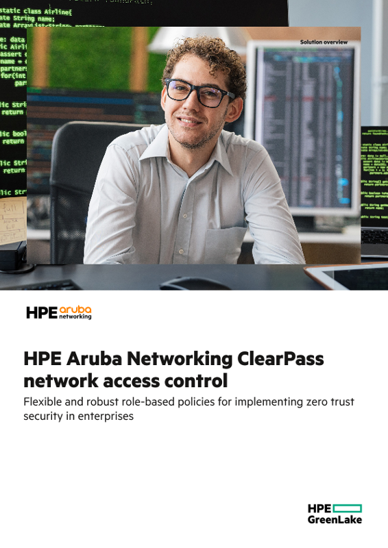 HPE Aruba Networking ClearPass network access control thumbnail