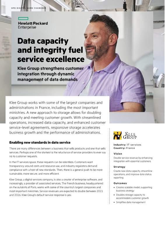 Data capacity and integrity fuel service excellence – Klee Group thumbnail