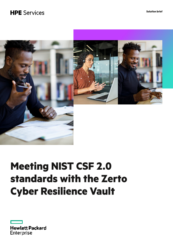 Meeting NIST CSF 2.0 standards with the Zerto Cyber Resilience Vault thumbnail