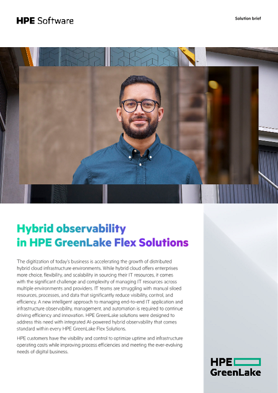 Hybrid observability in HPE GreenLake Flex Solutions thumbnail