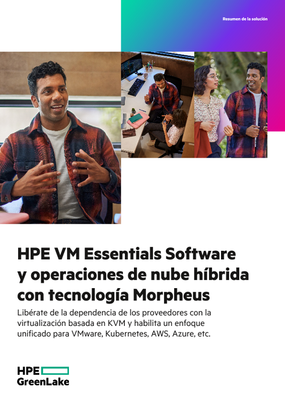 HPE VM Essentials Software y operaciones de nube híbrida con tecnología Morpheus thumbnail