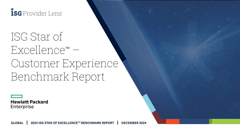 ISG Star of Excellence - Customer Experience Benchmark Report thumbnail