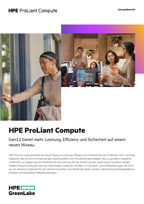 HPE ProLiant Compute thumbnail