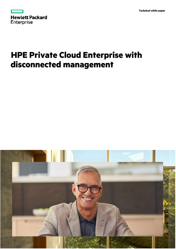 HPE Private Cloud Enterprise with disconnected management thumbnail