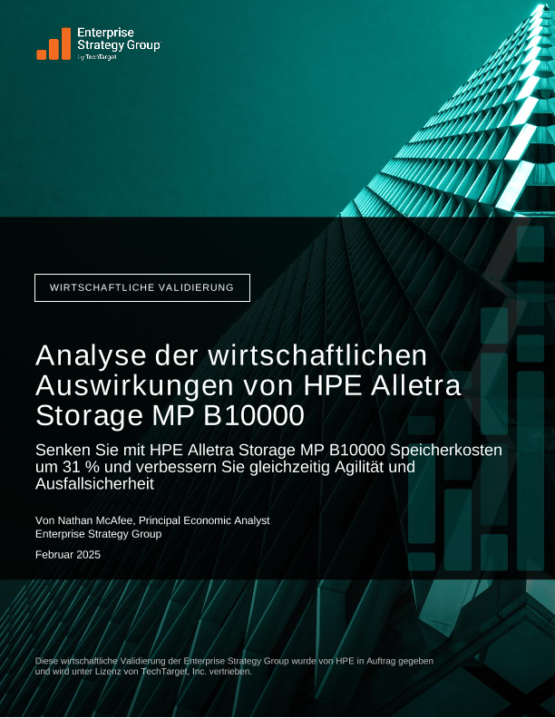Analyse der wirtschaftlichen Auswirkungen von HPE Alletra Storage MP B10000 thumbnail