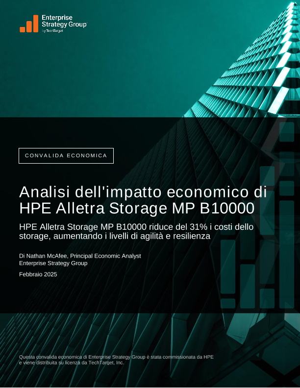 Analisi dell'impatto economico di HPE Alletra Storage MP B10000 thumbnail