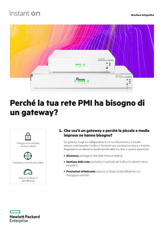 HPE Networking Instant On Infographic Secure Gateway_IT thumbnail