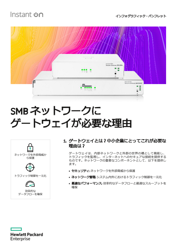 HPE Networking Instant On Infographic Secure Gateway_JP thumbnail