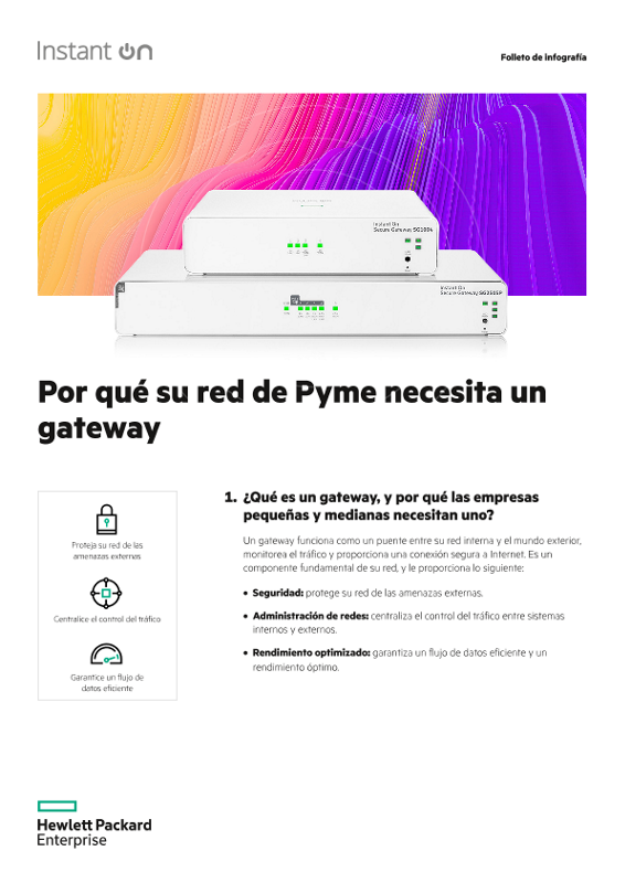 HPE Networking Instant On Infographic Secure Gateway_es_LA thumbnail