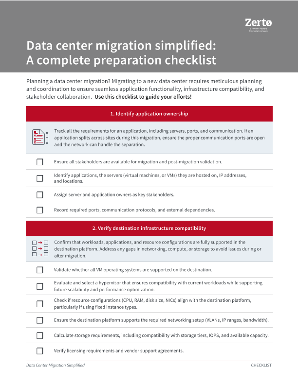 Data center migration simplified: A complete preparation checklist thumbnail